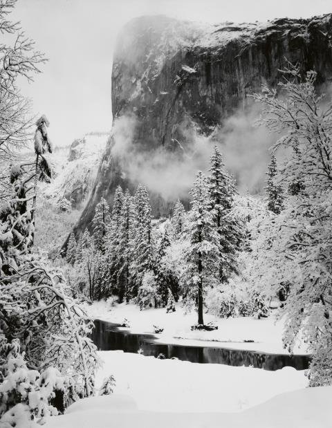 Ansel Adams - El Capitan, Winter, Yosemite National Park, California