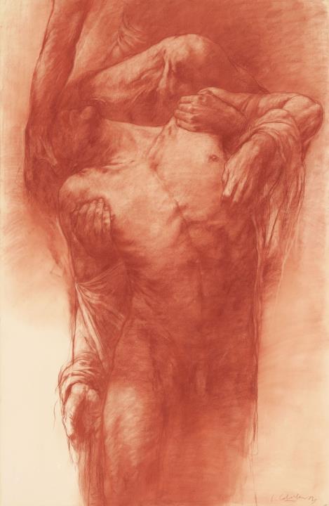 Luis Caballero Holguín - Untitled (Deposition from the cross)