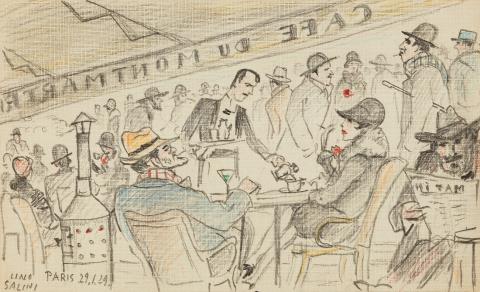 Umberto Lino Salini - Café du Montmartre