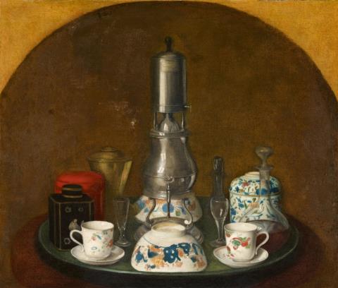 Jean Etienne Liotard - Tablett mit Kaffeeservice