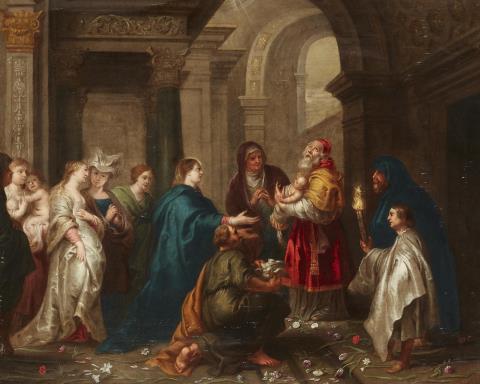 Cornelius Schut - Darbringung Christi im Tempel