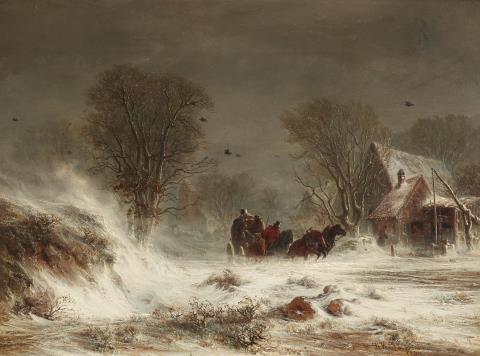 Hermann Kauffmann - Snowy Scene