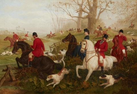 William Joseph Shayer - The Hunting Party