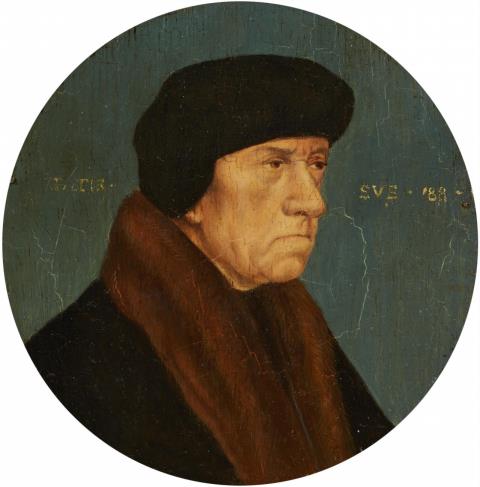 Hans Holbein d. J. - Portrait des Dr. John Chambers, Leibarzt König Heinrichs VIII.
