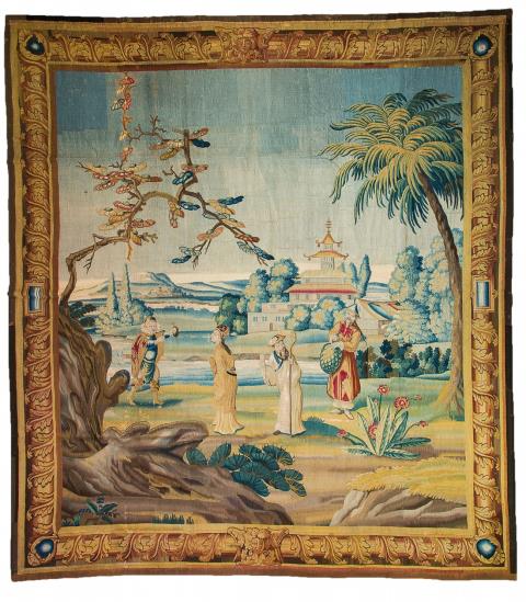 Jean Barraban - A Berlin Chinoiserie tapestry