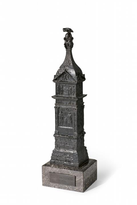Heinrich Zumpft - A cast iron model of the Igel Column