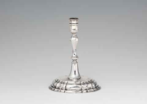 Christian Beyl - A Breslau silver candlestick