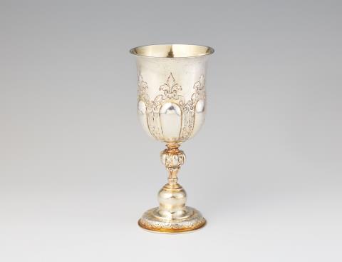 Peter Sitzinger - A Renaissance Nuremberg silver gilt chalice