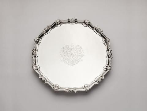 Robert Abercromby - A George II silver salver