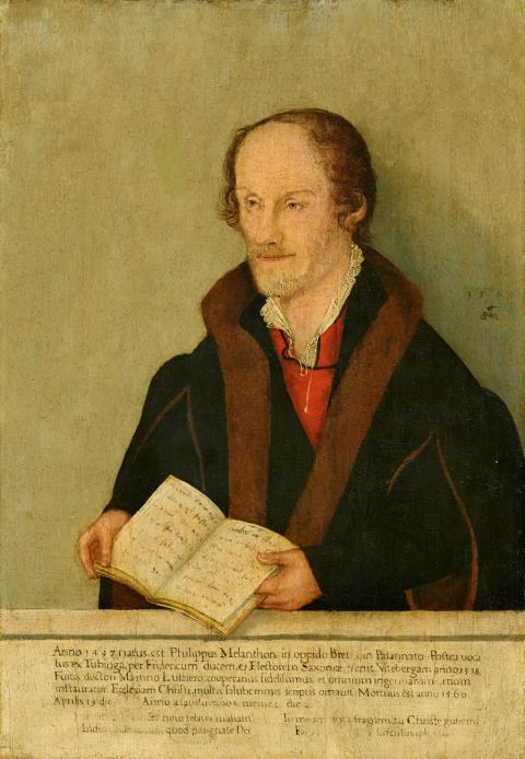 Lucas Cranach d. J. - Bildnis des Philipp Melanchthon