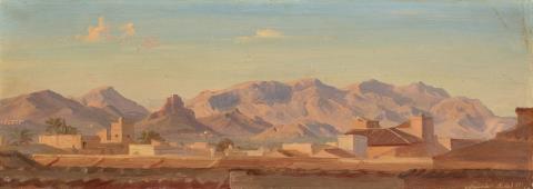 Gustav Friedrich Papperitz - Spanische Landschaft bei Murcia