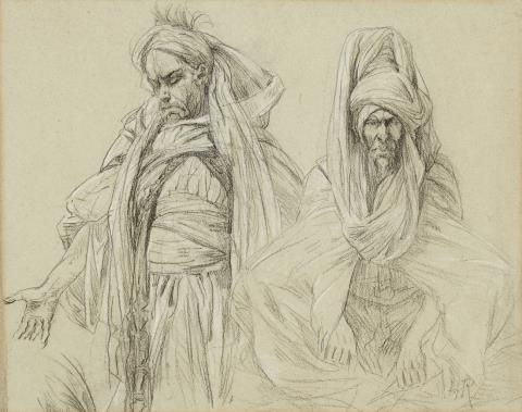 Henri Regnault - Studie von zwei marokkanischen Männern