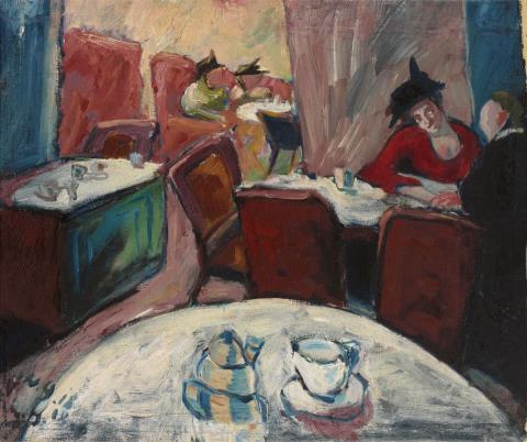 Walter Gramatté - Café