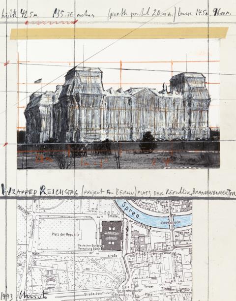 Christo - Wrapped Reichstag (Project for Berlin)
