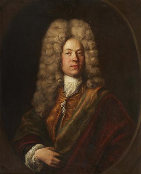 Hyacinthe Rigaud - Portrait of a Man in a Wig