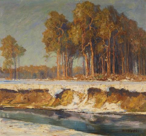 Otto Pippel - Winter Sunlight in Mark Brandenburg
