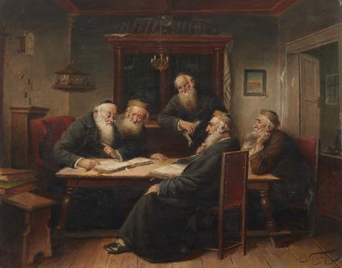 Carl Schleicher - The Talmud Scholars