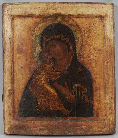 Russia Ende 17. Jahrhundert - Ikone mit der Gottesmutter von Vladimir