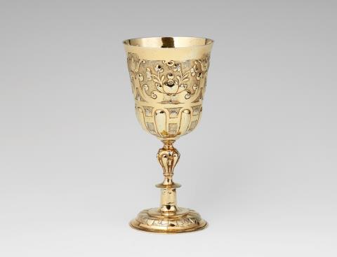 An Augsburg silver gilt chalice