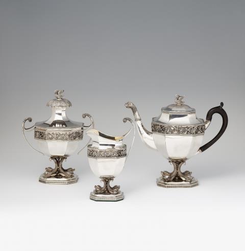 Ernst Martin Wilhelm Bielenberg - An unusual Hamburg silver tea service