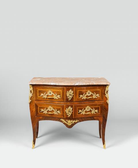 Jean-Baptiste Hédouin - A Louis XV chest of drawers