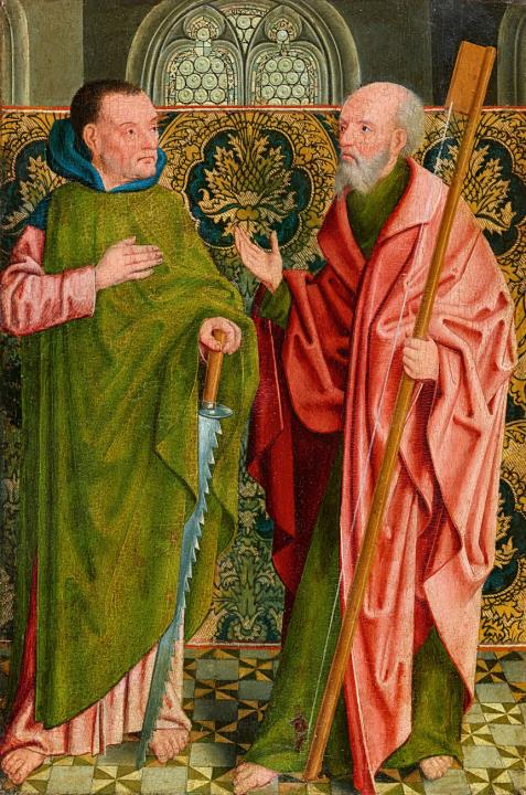  Meister der Heiligen Sippe - Simon Zelotes und Jakobus der Jüngere