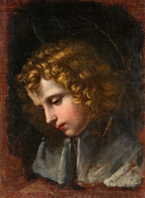 Onorio Marinari - Kopfstudie eines Knaben, wohl Heiliger Johannes