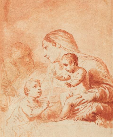  Bolognese School - The Holy Family