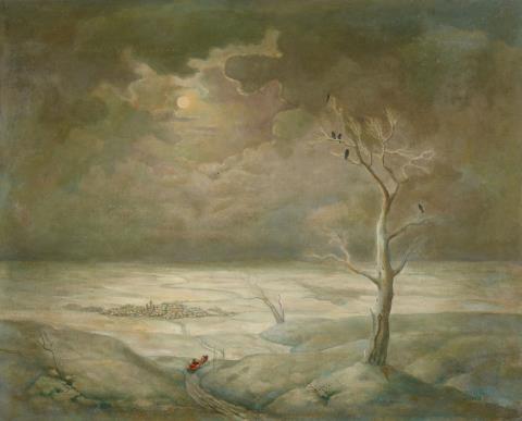 Carlo Mense - Winterliche Landschaft
