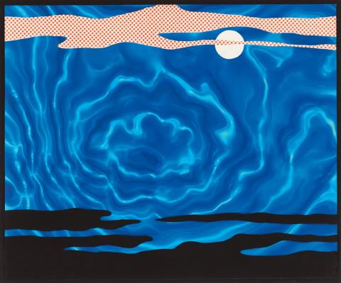 Roy Lichtenstein - Moonscape