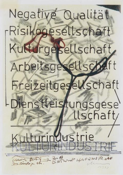 Olaf Metzel - Untitled (Entwurf Hafenstraße)