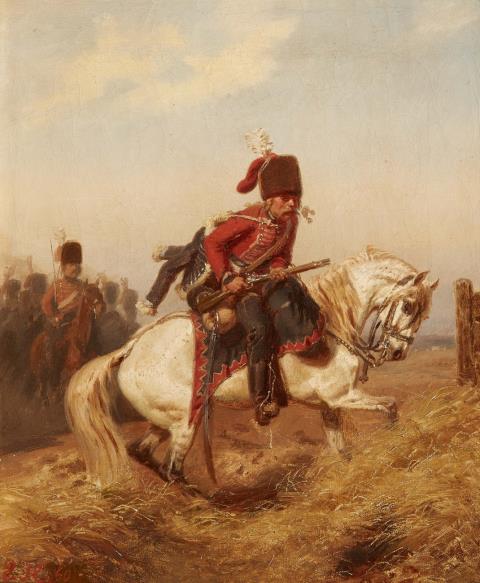 Emil Hünten - Hussar Cavalryman
