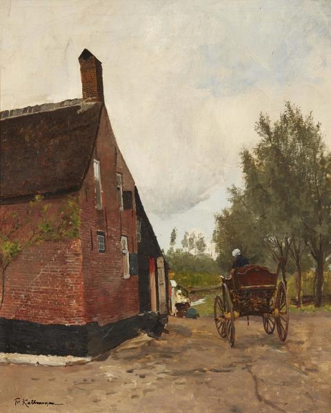 Friedrich Kallmorgen - A Dutch Peasant Cottage