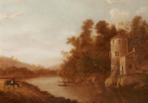 Cornelis Matthieu - River Landscape