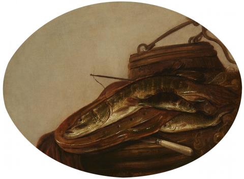 Pieter de Putter - Still Life with Fish