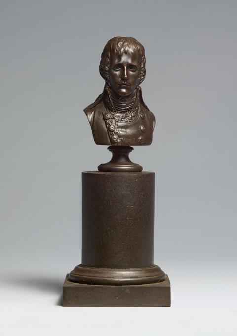 Louis-Simon Boizot - A cast iron bust of Napoleon Bonaparte as First Consul
