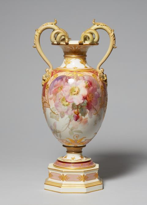 Paul Miethe - A Berlin KPM porcelain vase with "weichmalerei"