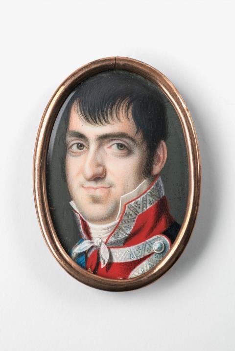 A portrait miniature of Ferdinand VII of Spain