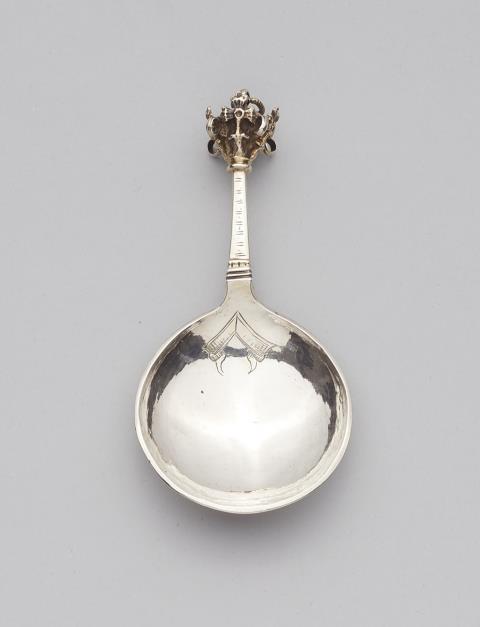 Jeppe Pedersen - A Malmö Renaissance parcel gilt silver spoon