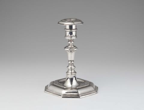 Didrich Lange - A Bremen silver candlestick