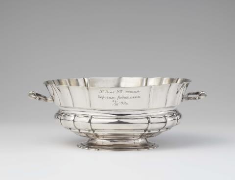 Daniel Friedrich Metius - A Baroque silver dish
