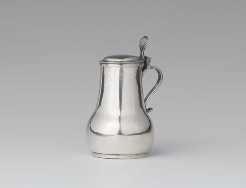 Arnoldus van Geffen - A miniature Amsterdam silver tankard
