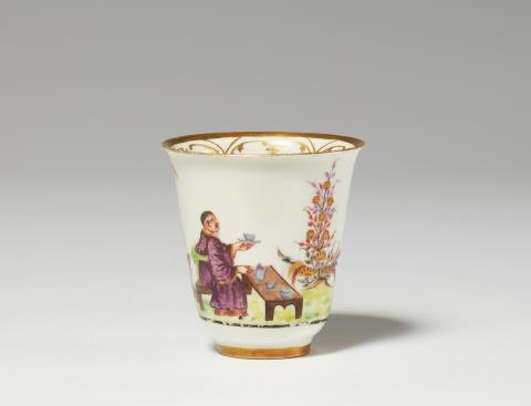Sabina Hosennestel (born Auffenwerth) - A Meissen porcelain beaker with chinoiserie decor