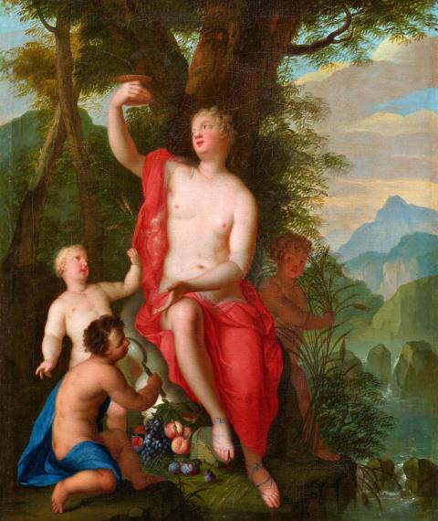 Mattheus Terwesten - Ceres, umgeben von drei Amoretten