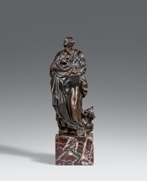 Jacob Cornelisz Cobaert - A cast bronze figure of Saint Luke