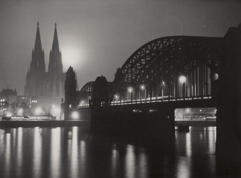Theo Felten - Hohenzollernbrücke vor der Zerstörung, Köln