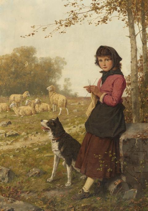 Hubert Salentin - Young Shepherdess