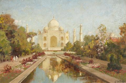 Carl Wuttke - View of the Taj Mahal