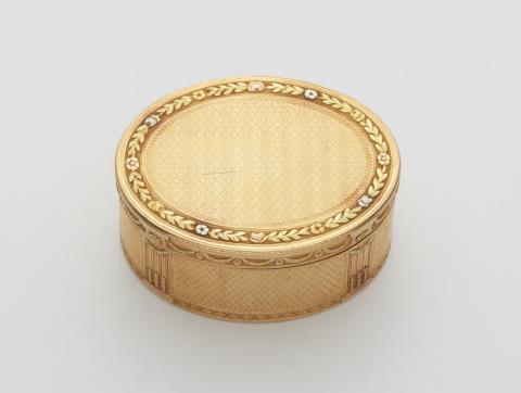 Jean Baptiste Gillet - A Louis XVI 18k gold snuff box