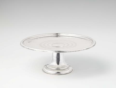 A Spanish silver stembowl